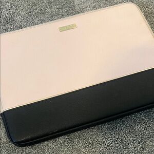 Kate Spade Blush and Black Laptop Sleeve 14 inch